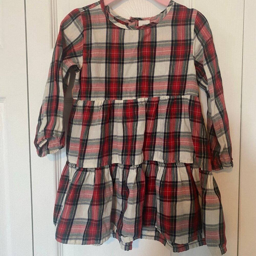 H&M kids flannel dress 2T
